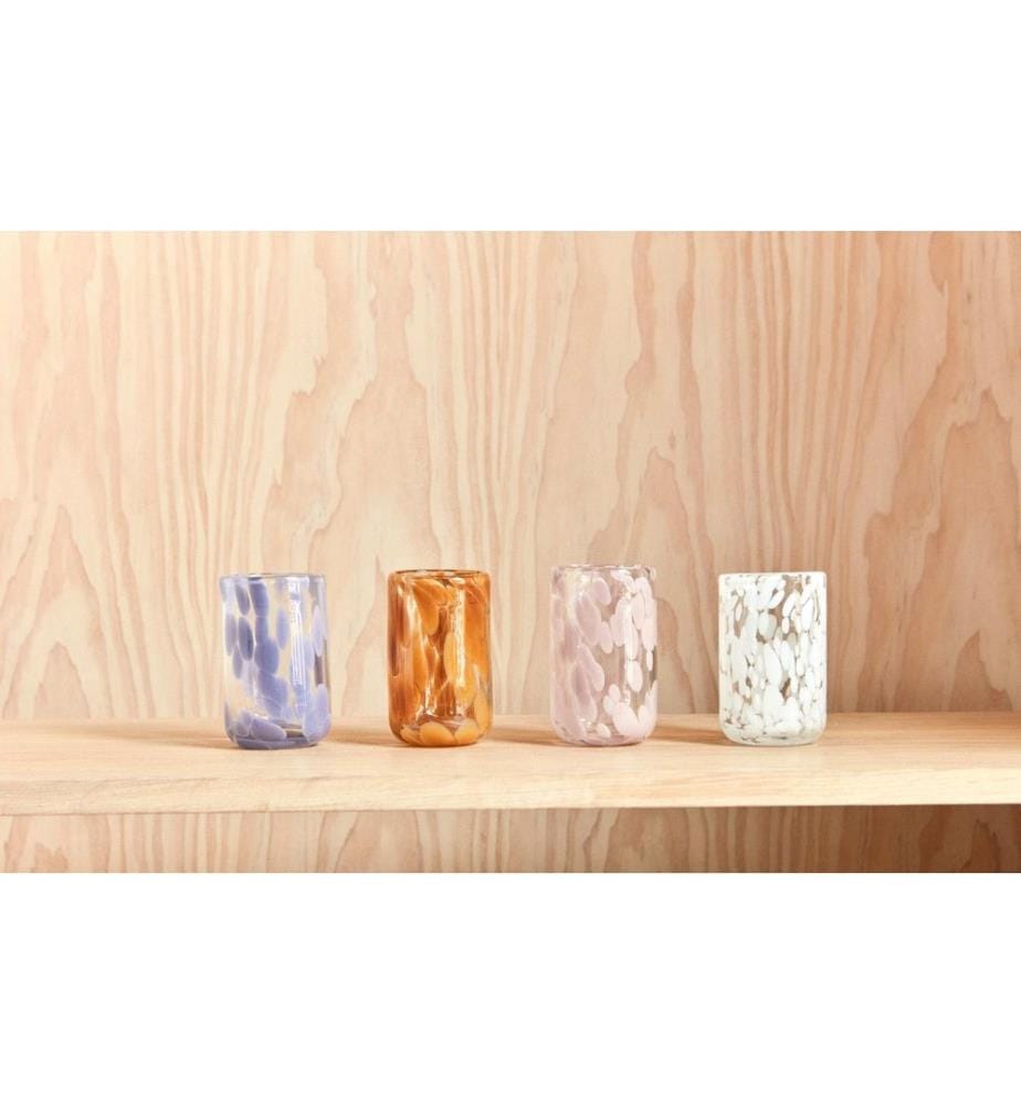 OYOY Verre Jali 200 ml, 1 Pièce/s, Lavande/Transparent