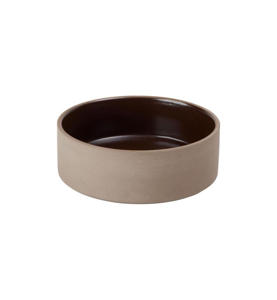 OYOY Keramiknapf Sia M, Ø 17 x H 6 cm, Choko