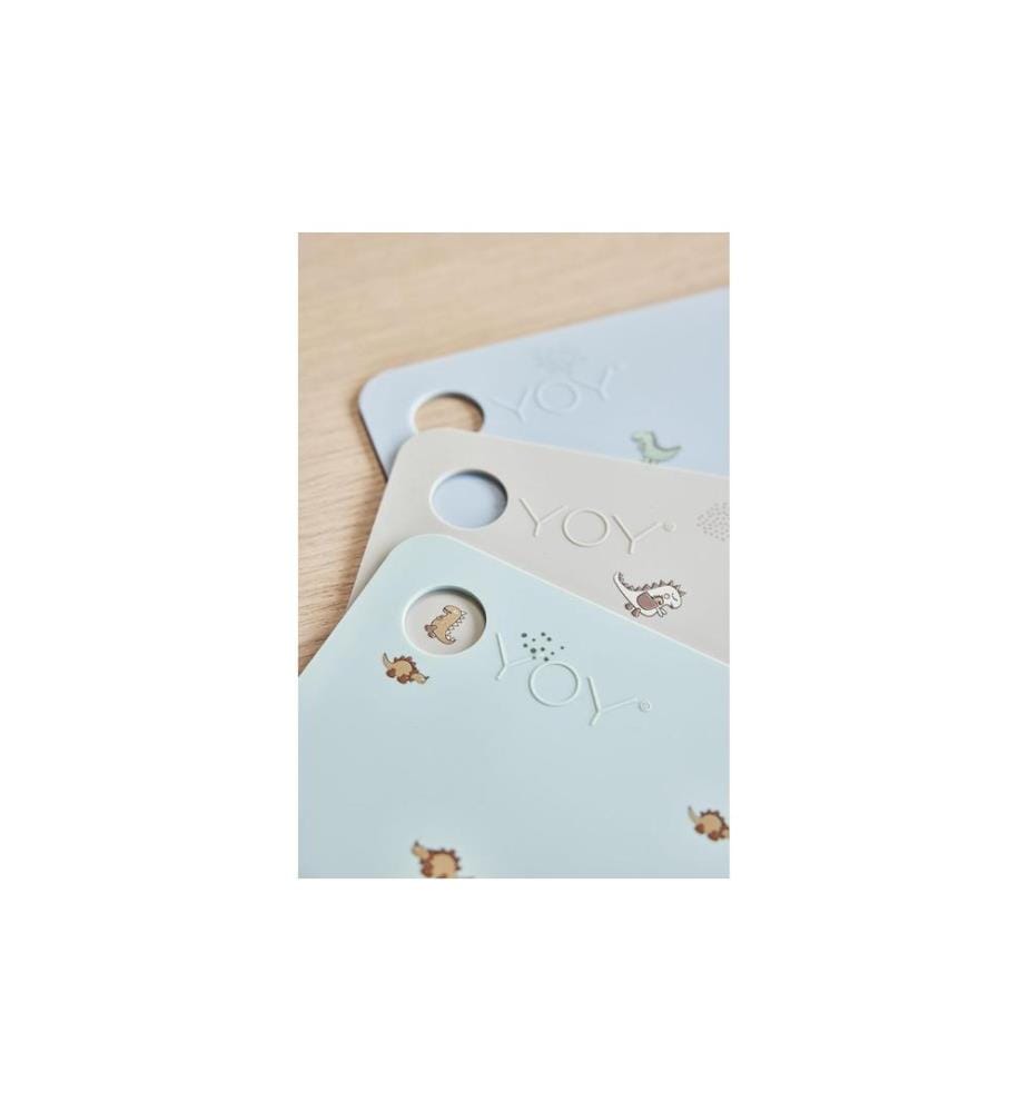 OYOY Kindertischset Dino Theo 45 x 34 x 0.2 cm