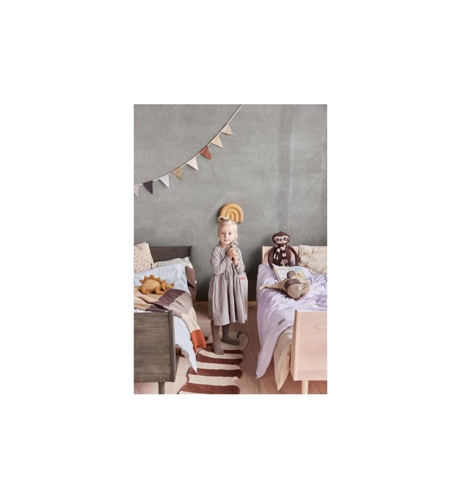 OYOY Girlande Moni Muslin 2.4 m, Beige/Braun