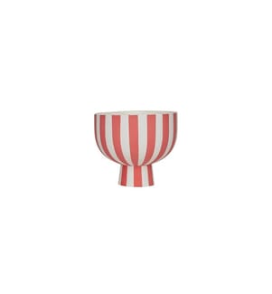 OYOY Coupe déco Toppu Bowl Rouge/Blanc