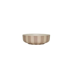 OYOY Dekoschale Toppu Bowl Large Grau/Weiss