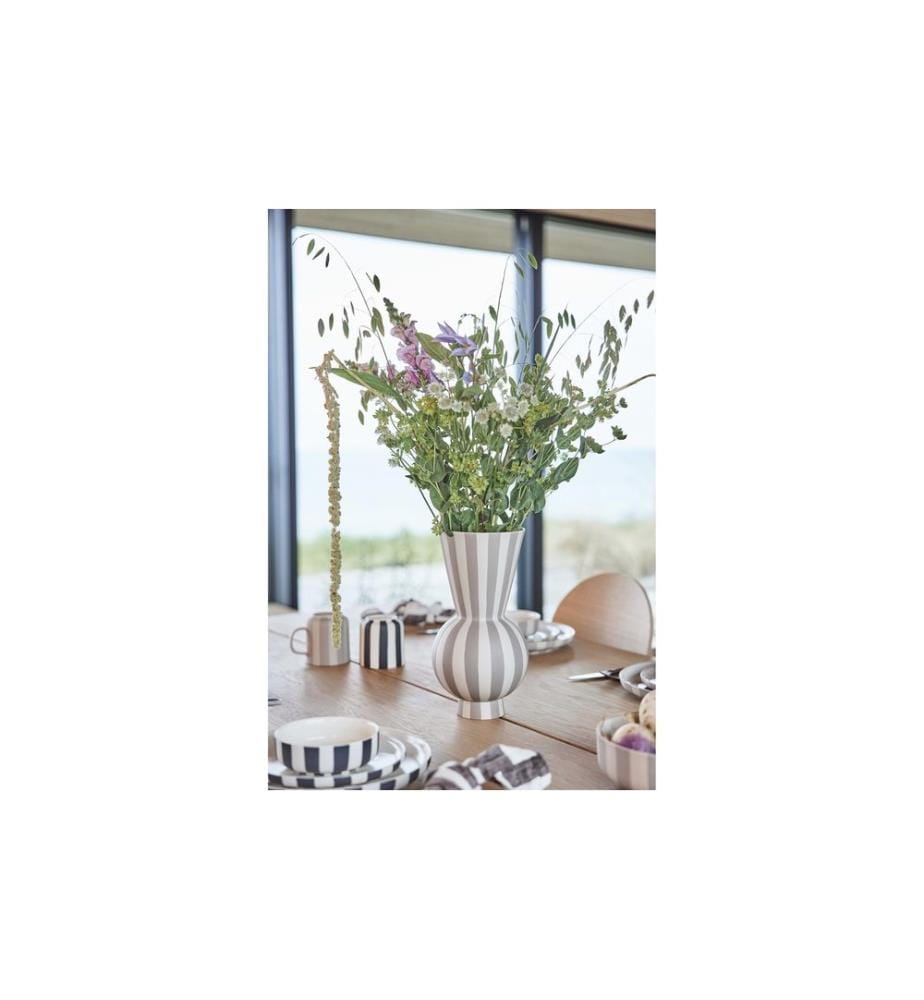 OYOY Tasse à thé Toppu 250 ml, 1 Pièce/s, Gris/Blanc