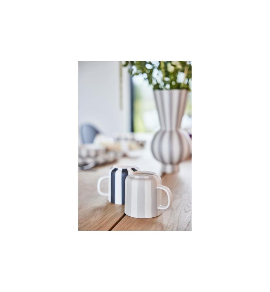 OYOY Tasse à thé Toppu 250 ml, 1 Pièce/s, Gris/Blanc