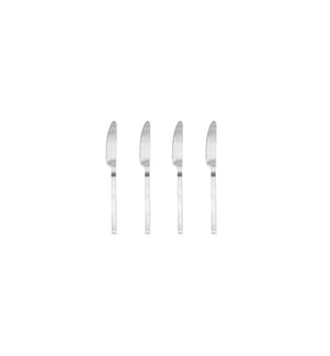 OYOY Couteau de table Yuka 4 Pièce/s, Argenté