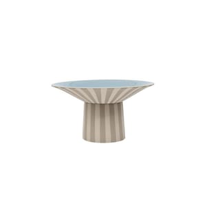 OYOY Coupe déco Toppu Centerpiece Beige/Bleu