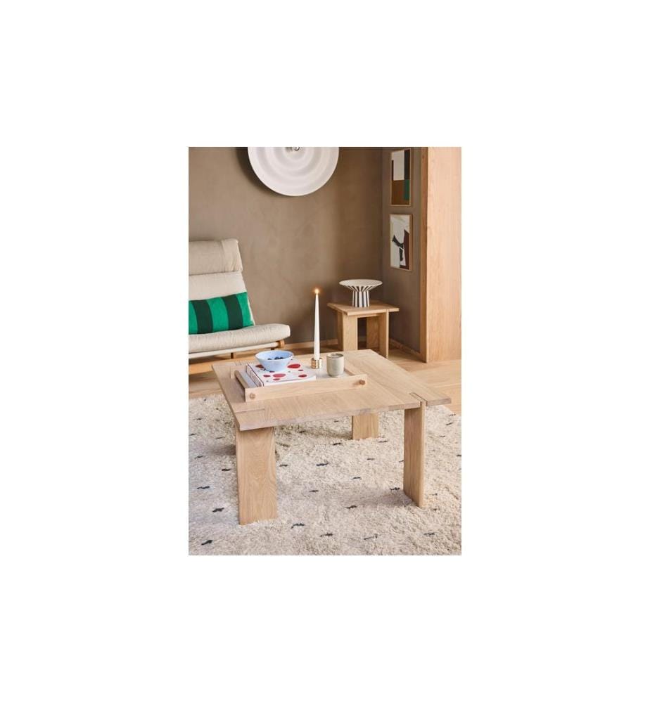 OYOY Couchtisch Square 75 x 40 cm, Braun