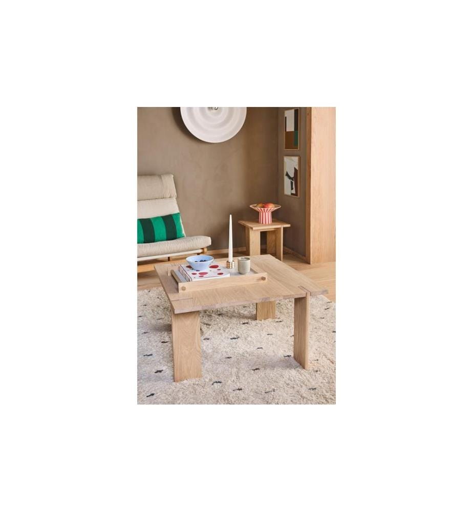 OYOY Couchtisch Square 75 x 40 cm, Braun