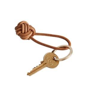 OYOY Porte-clés Knot Ø 4 cm, Brun