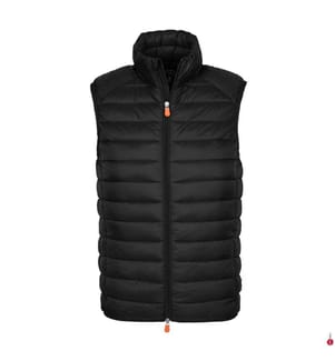 Ärmellose Steppjacke Adam für Herren - Schwarz