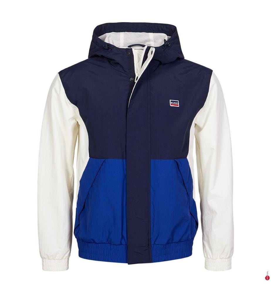 Jacke - Blau und Weiss