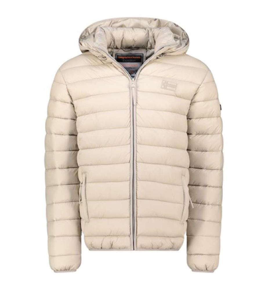 Amichoko Jacke mit abnehmbarer Kapuze für Männer - Beige