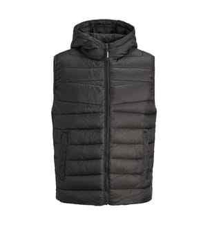 Ärmellose Daunenjacke - Schwarz