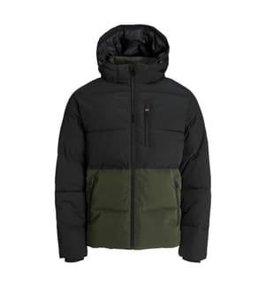 Down jacket - Castlerock-Black-Blocking