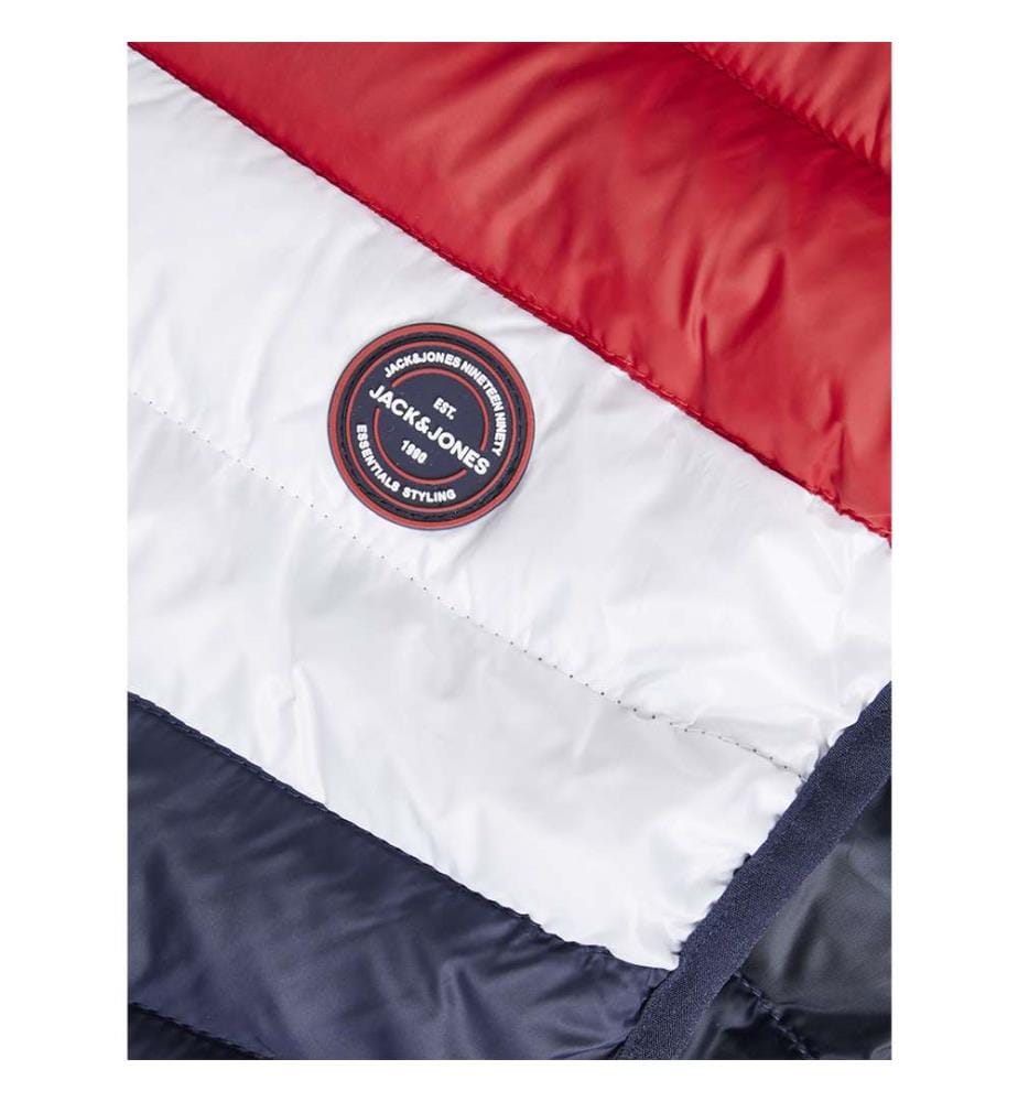 Doudoune sans Manches - Bleu, Blanc et Rouge
