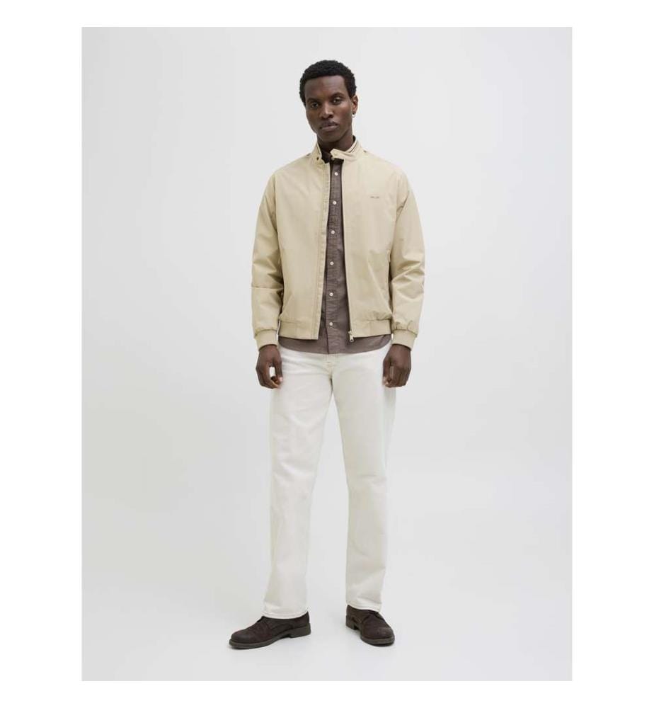 Bomber - Pepper White