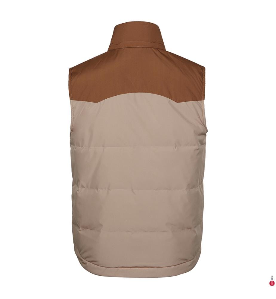 Doudoune sans manches Fleece Reversible - Beige et Blanc