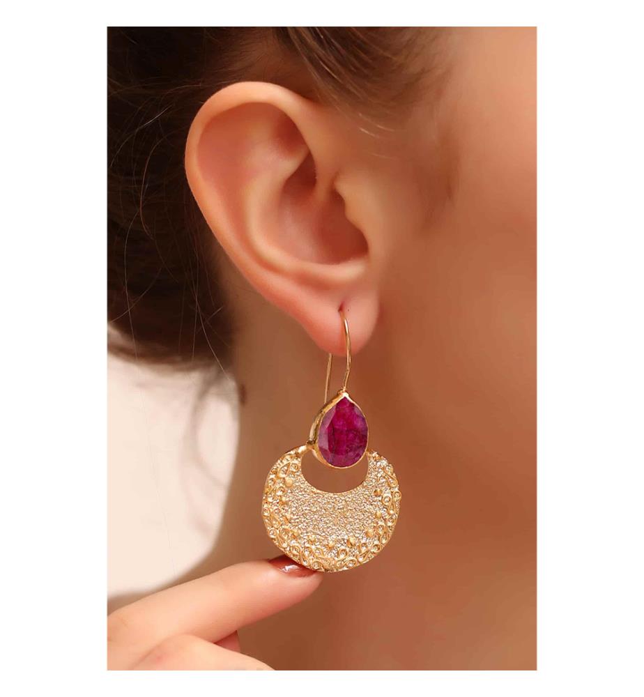 Boucles d'oreilles en agate