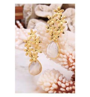 Pearl Boucles d'oreilles - Blanc