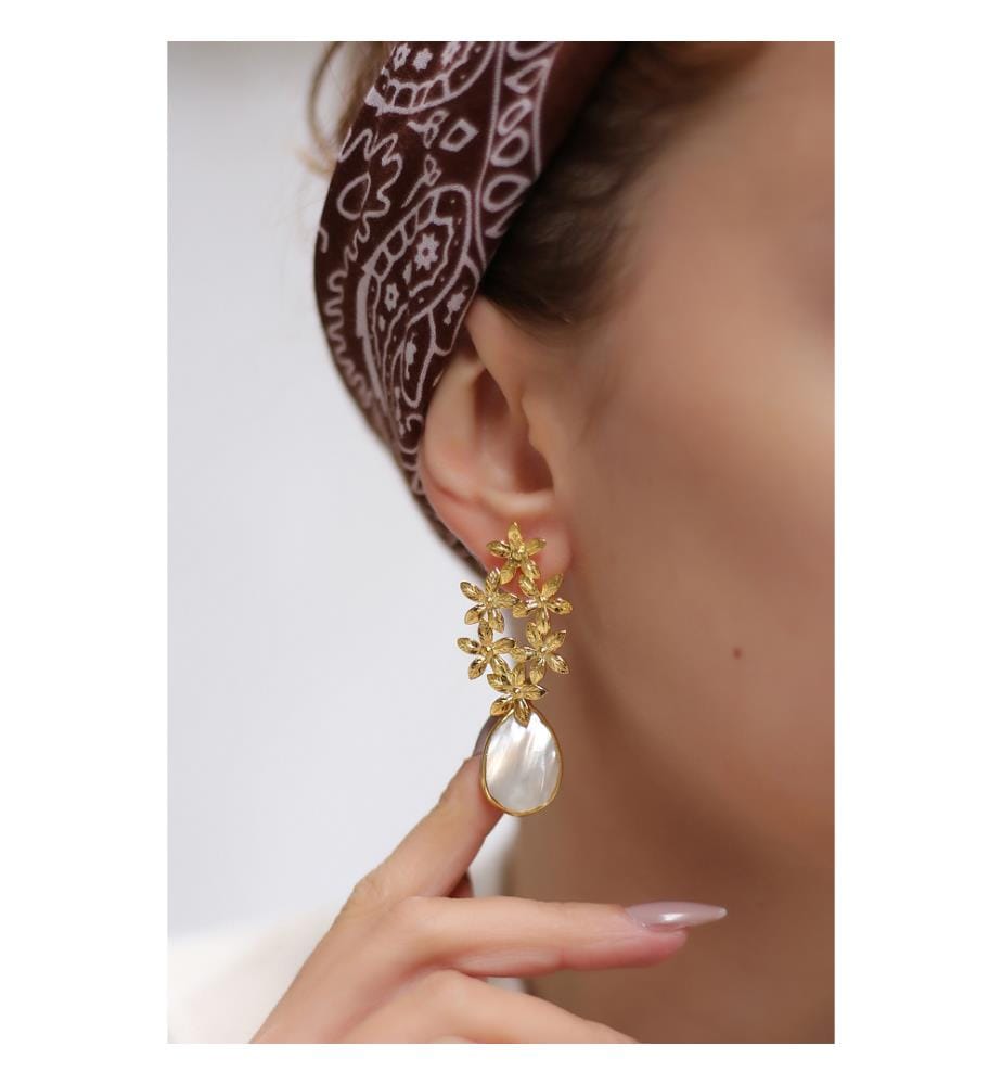 Perla Boucles d'oreilles - Bianco