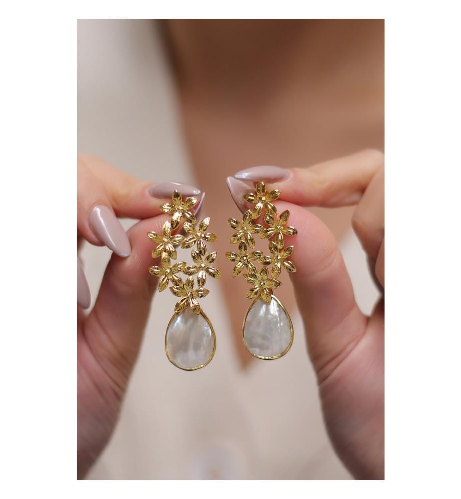 Perla Boucles d'oreilles - Bianco