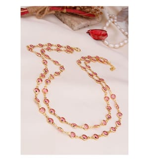 Crystal necklace - Pink