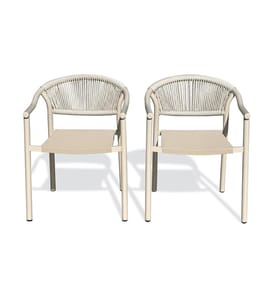2er-Set SUMBA-Gartensessel aus Aluminium - GREGE