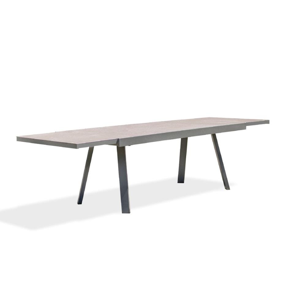 Gartentisch Stockholm Keramik Ausziehbar 200/300 x 96 cm - Anthrazitgrau