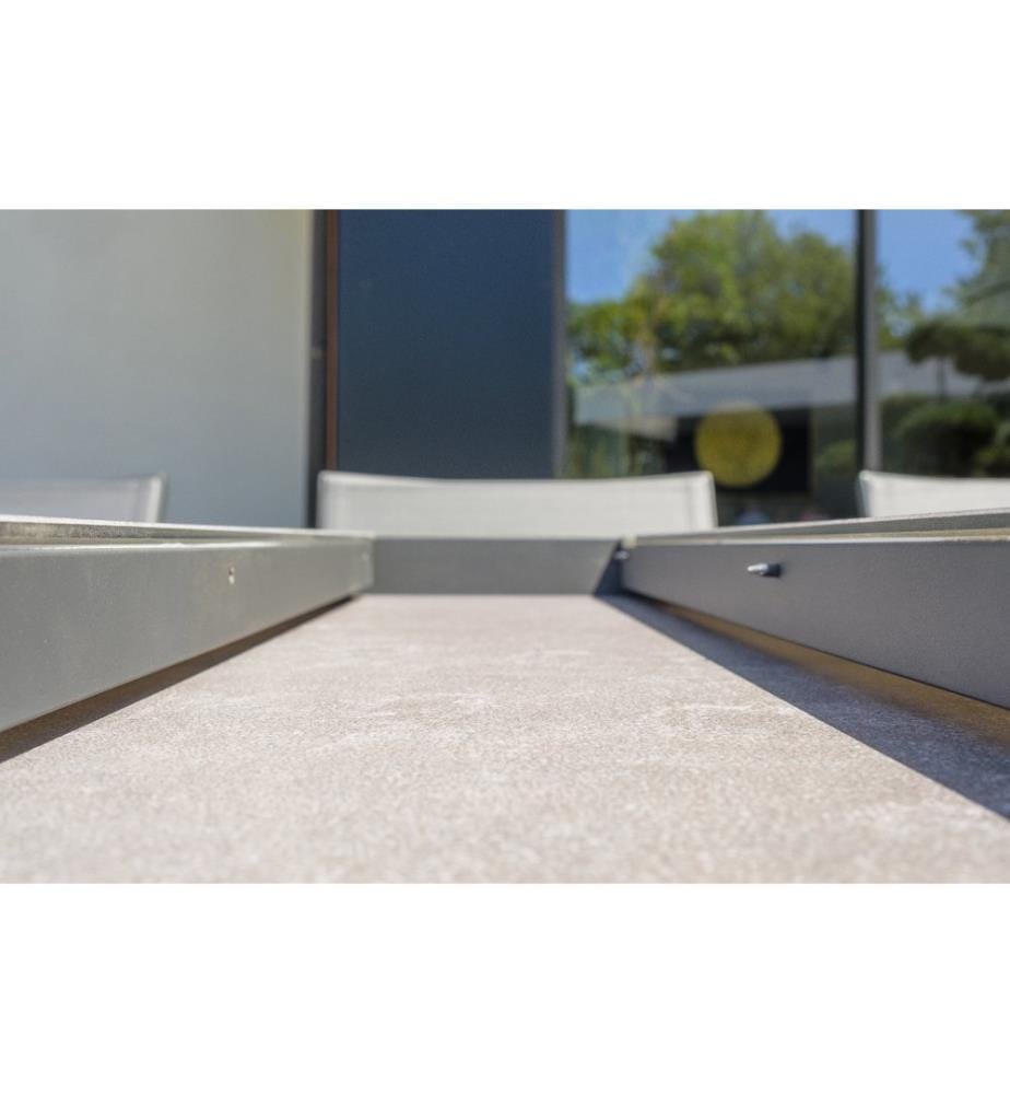 Gartentisch Stockholm Keramik Ausziehbar 200/300 x 96 cm - Anthrazitgrau