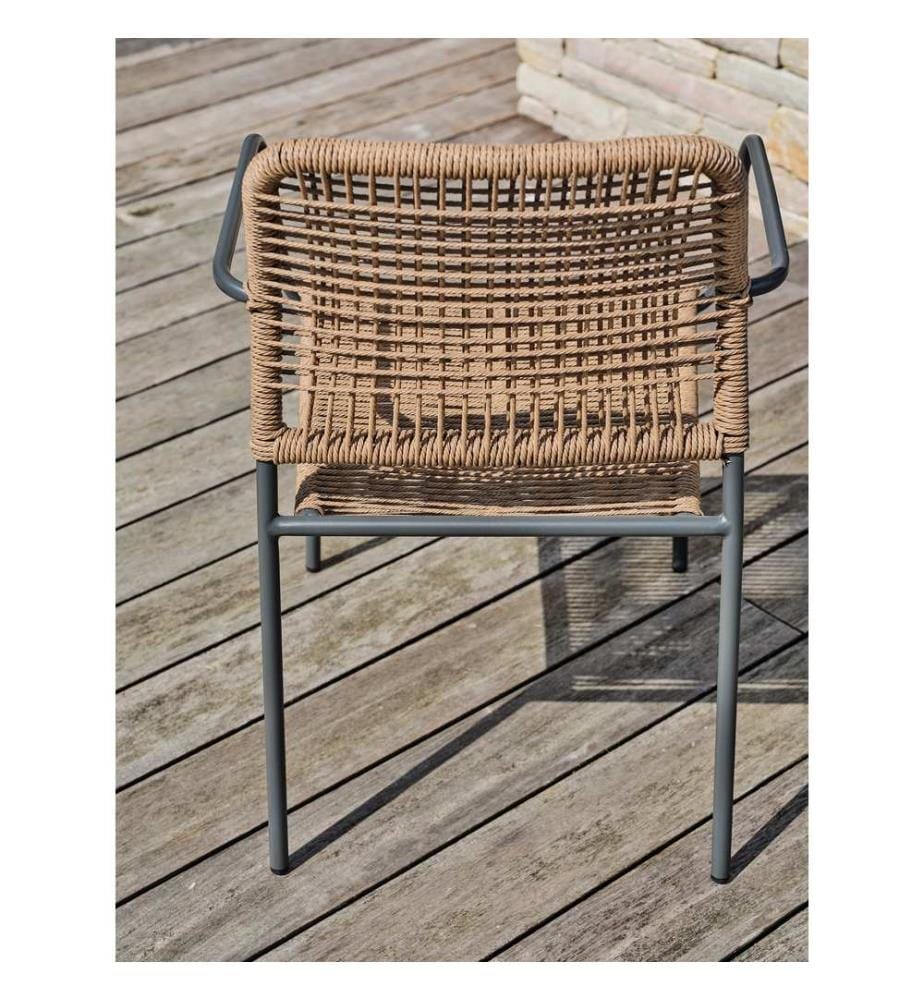 2er-Set Gartensessel Marceau - Anthrazitgrau