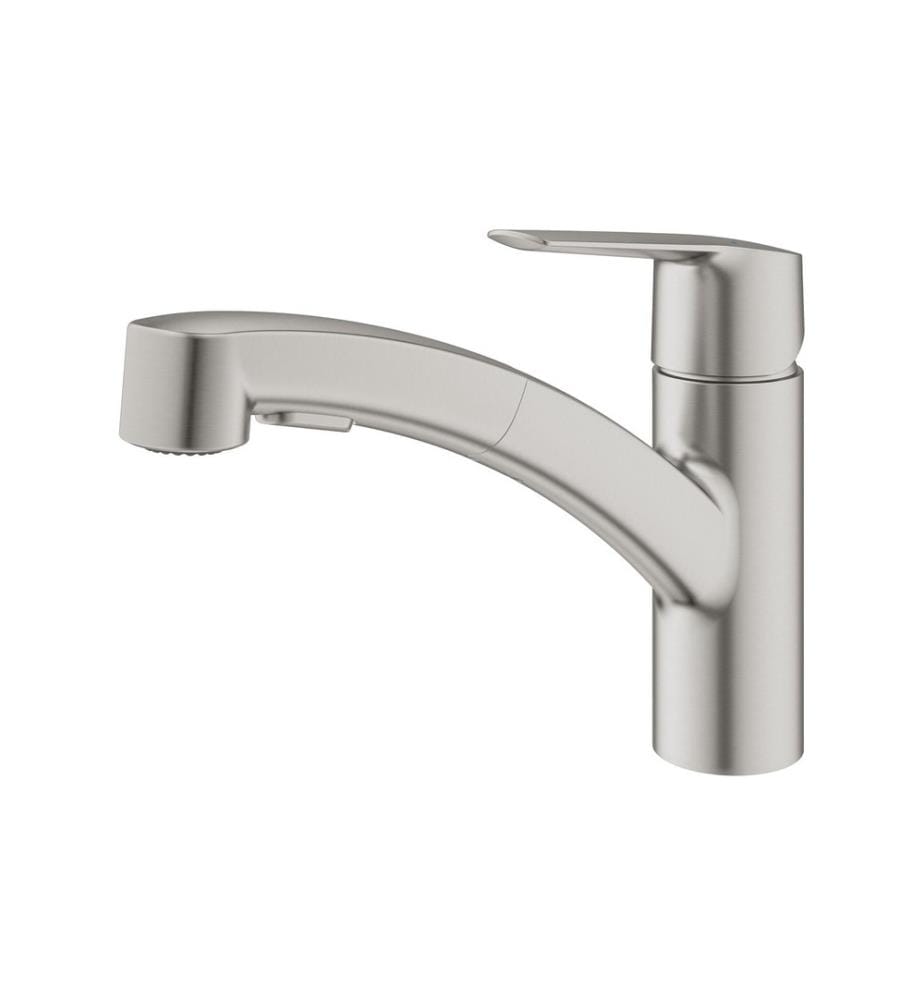 GROHE - Robinetterie de cuisine Start 1/2", super-steel, extractible