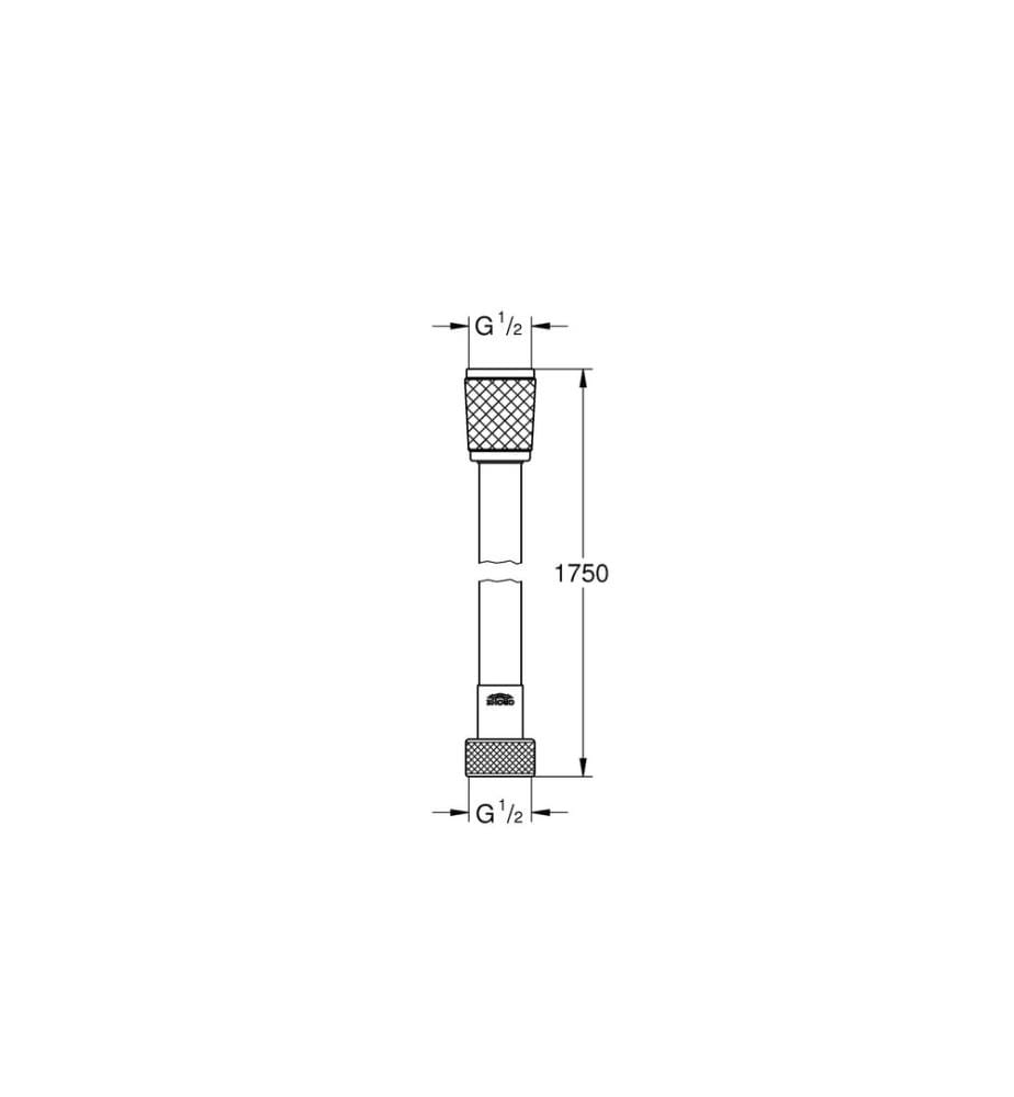 GROHE - Brauseschlauch VitalioFlex Trend 1/2, 1.75 m