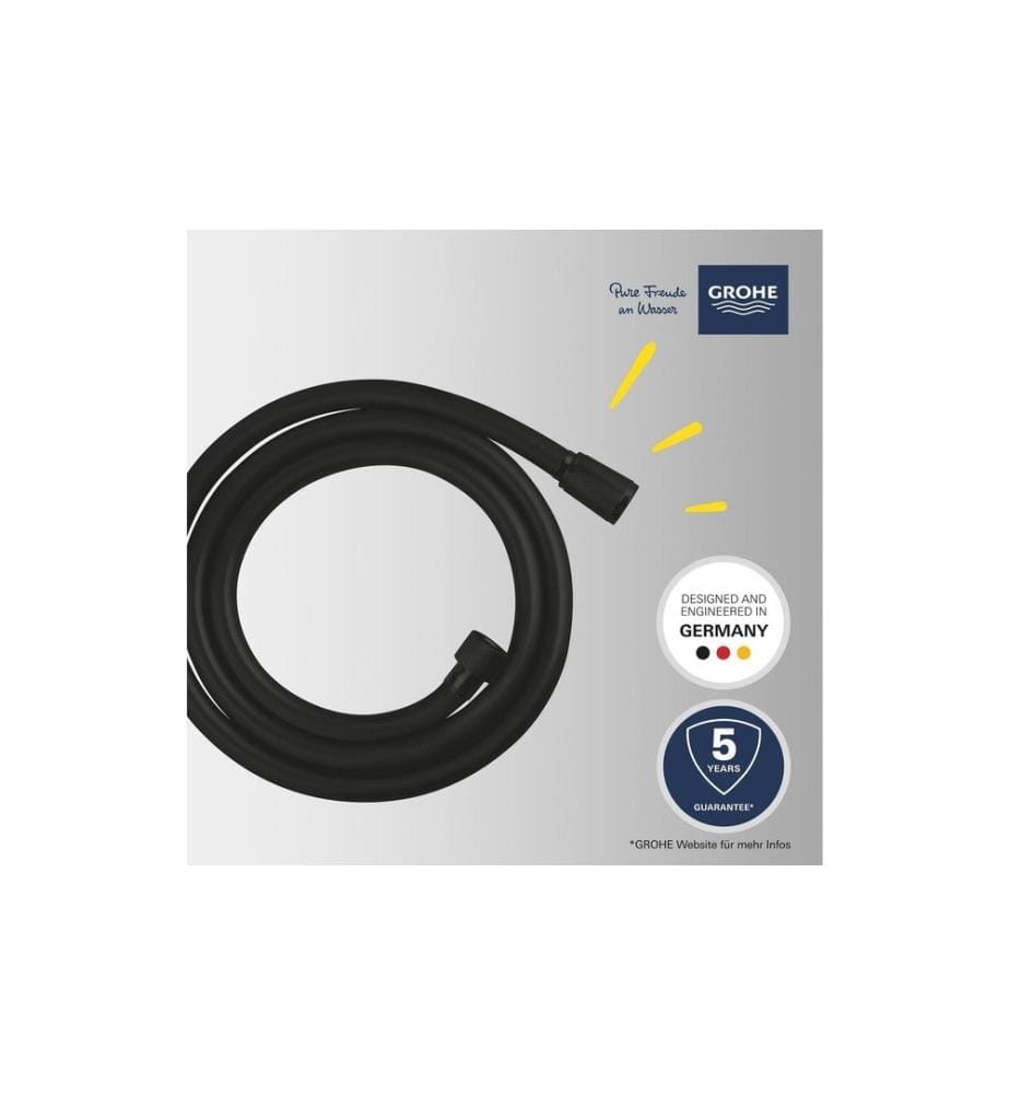 GROHE - Duschbrauseschlauch VitalioFlex Trend 1500 mm Mattschwarz