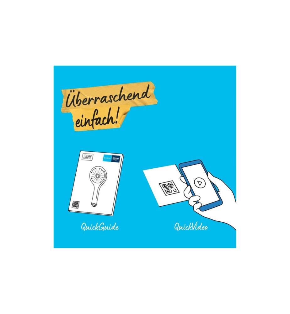 GROHE - Handbrause Vitalio Comfort 110 Chrom