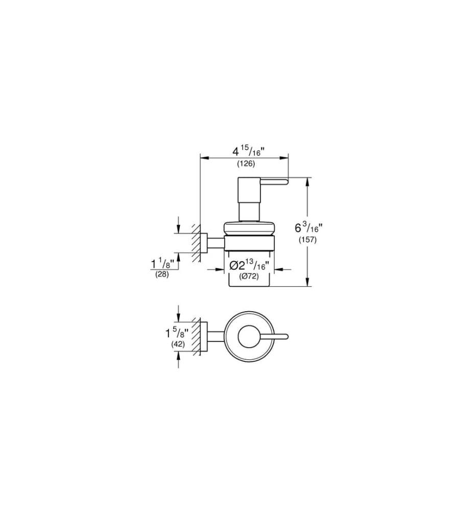 GROHE - Seifenspender Essentials 160 ml, Weiss