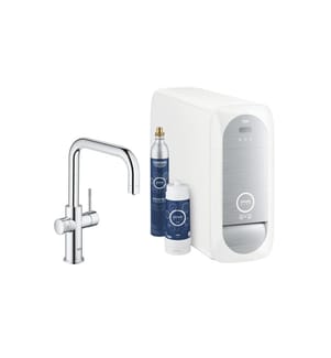 GROHE Küchenarmatur Blue Home U-Auslauf, Starter Kit, Chrom