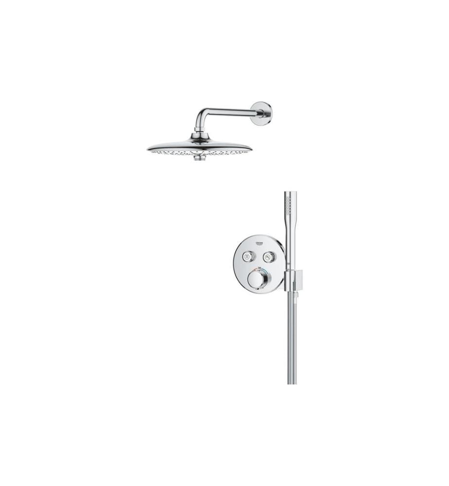 GROHE Precision SmartControl Thermostat encastré Chrome Rond
