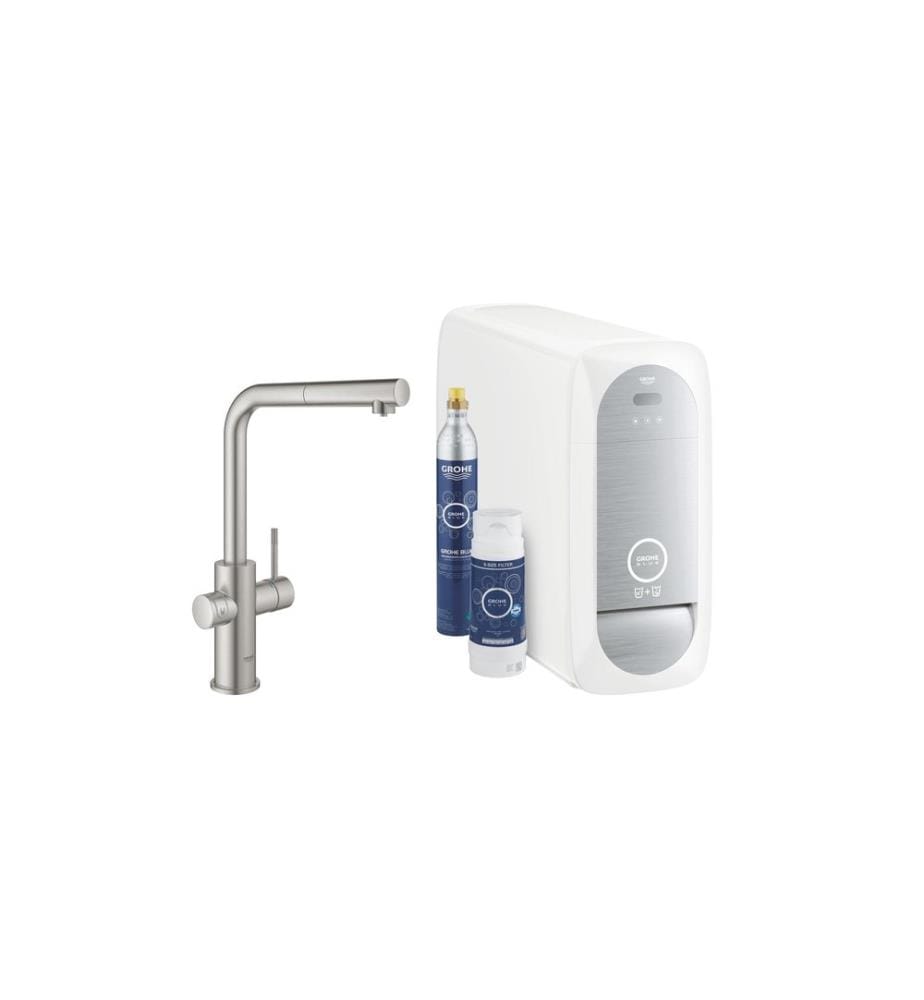 GROHE Küchenarmatur Blue Home L-Auslauf Starter Kit