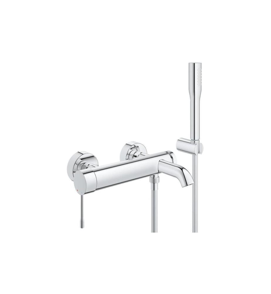 GROHE Badewannenarmatur Essence 1/2', Chrom, mit Handbrause
