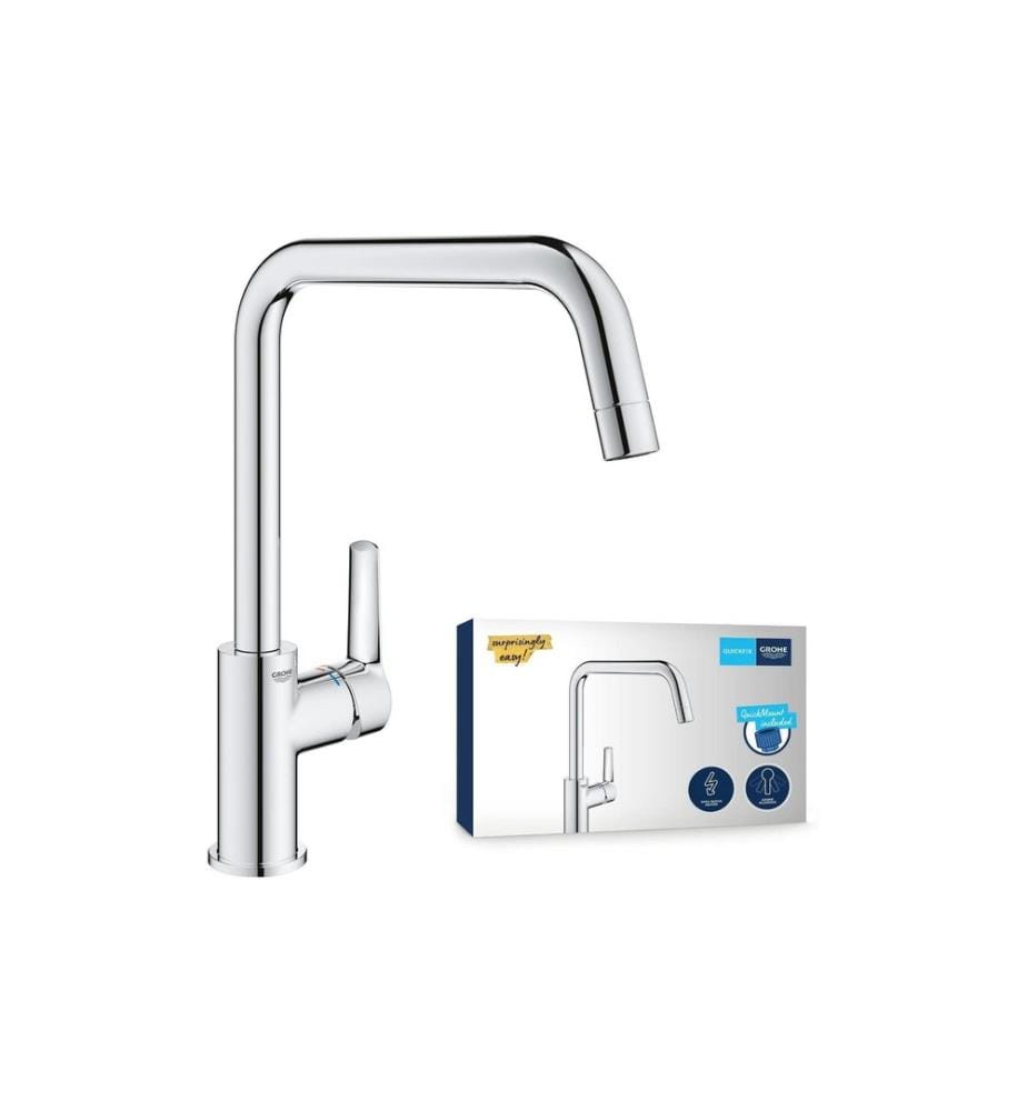 GROHE Küchenarmatur Start 3/8', Messing, U-Auslauf