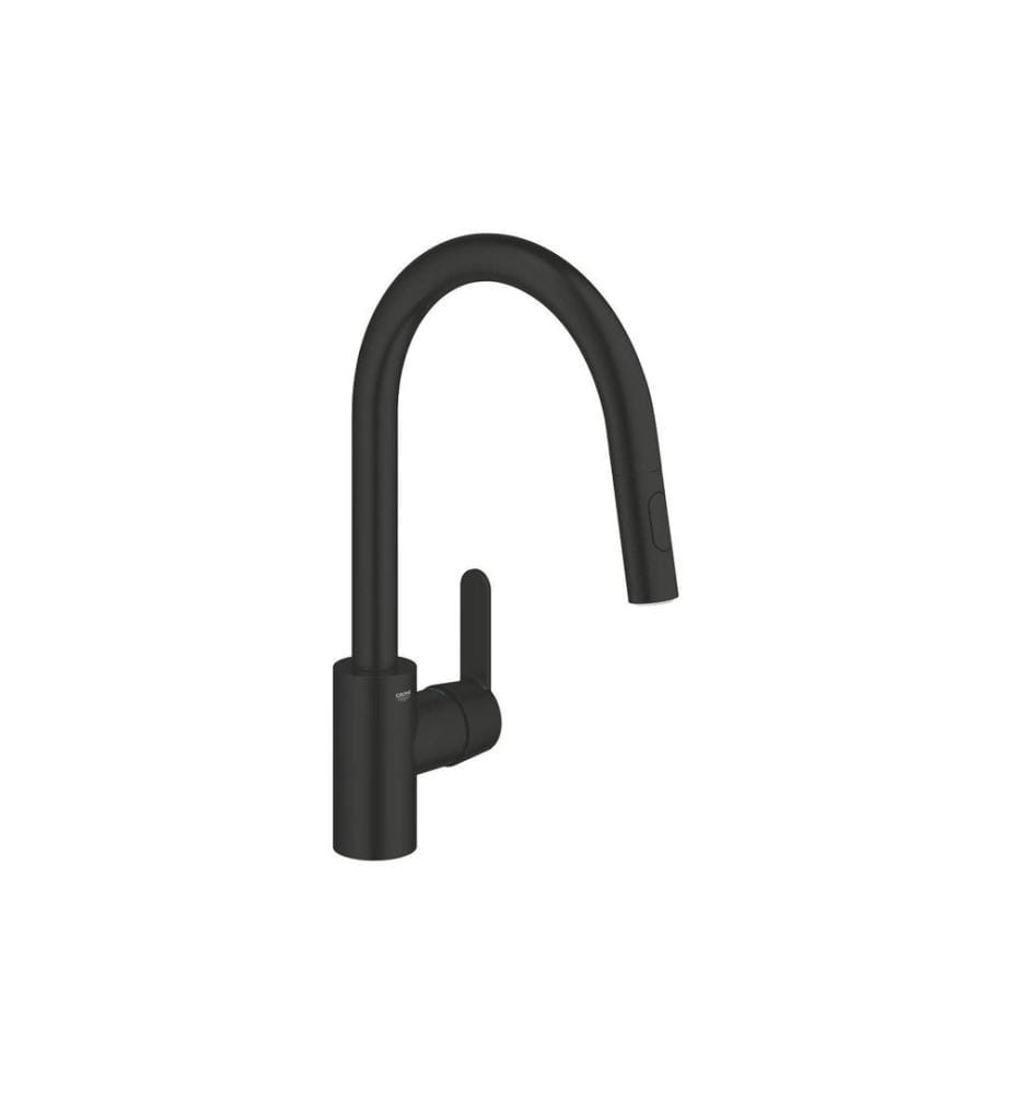 GROHE Get 314842431 mattschwarz, ausziehbare Brause