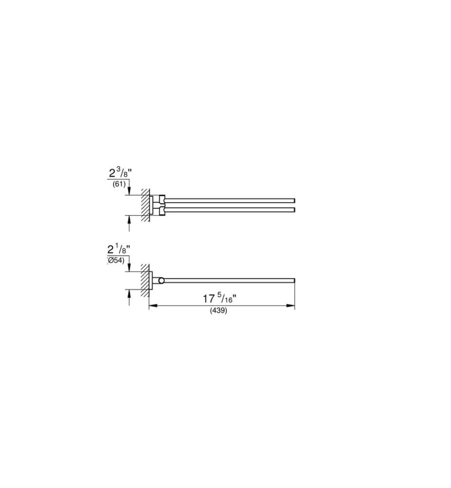 GROHE Handtuchhalter 40 cm, Chrom