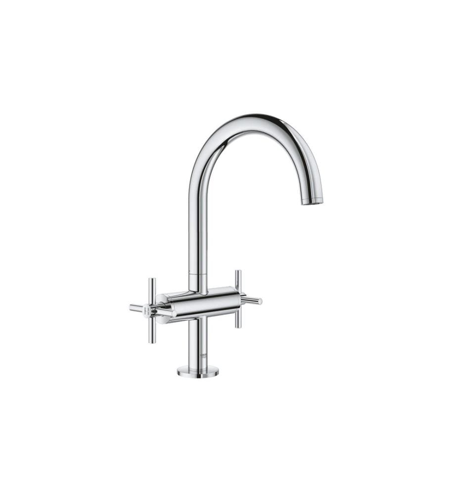 Robinet de lavabo GROHE Atrio L-Size 1/2', Chrome, poignées croisées