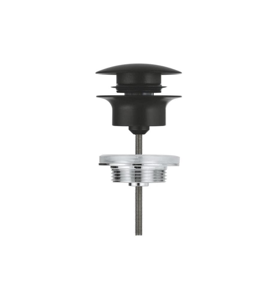 GROHE Garniture d'écoulement 65807 Bouchon Push-Open noir mat