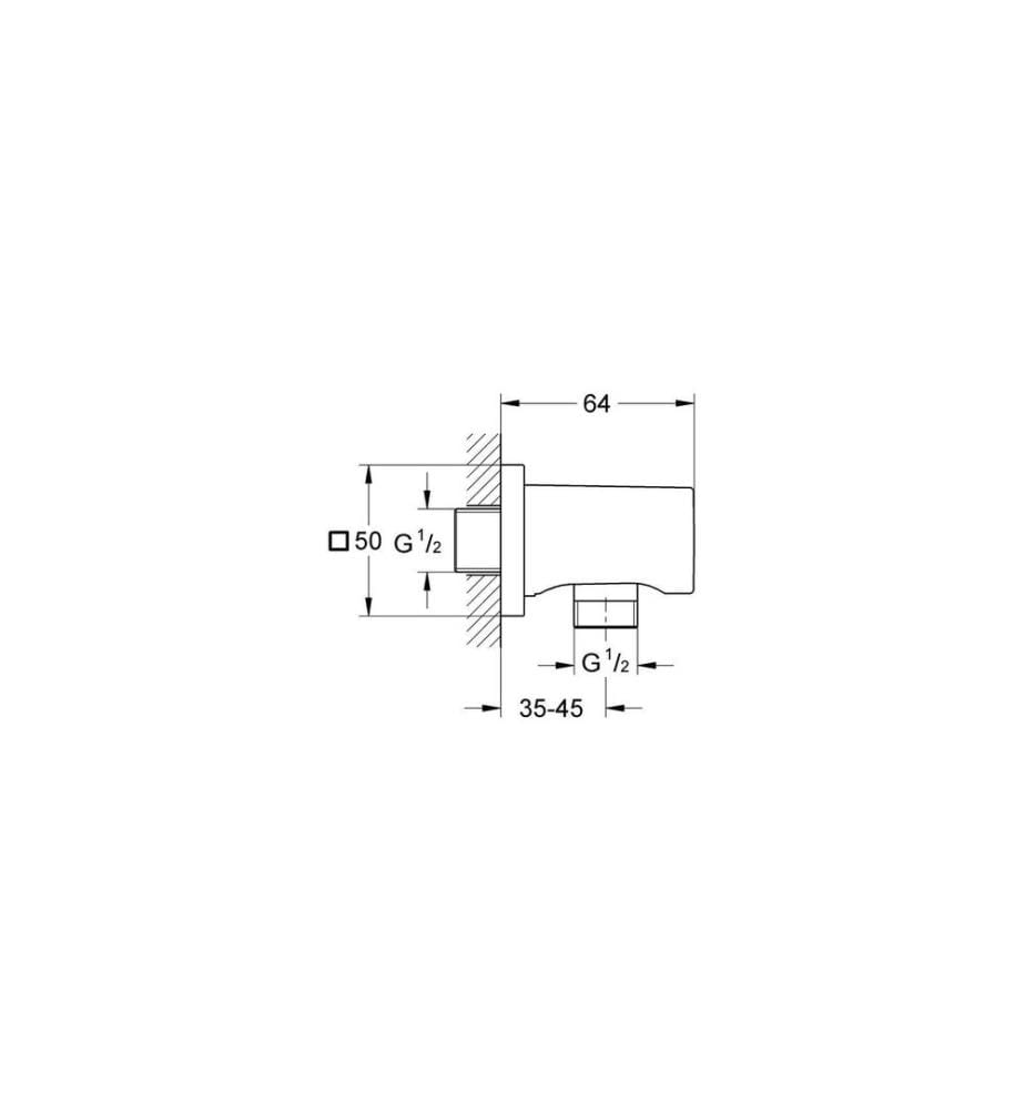 GROHE Rainshower Neutral Mattschwarz