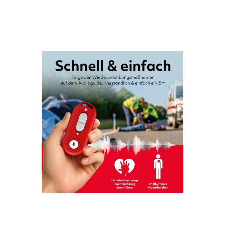 HeartBeat - Lecteur audio Revivel Rouge