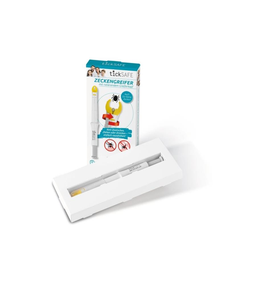 Ticksafe - Erste-Hilfe-Set Rotierender Zeckengreifer Mensch