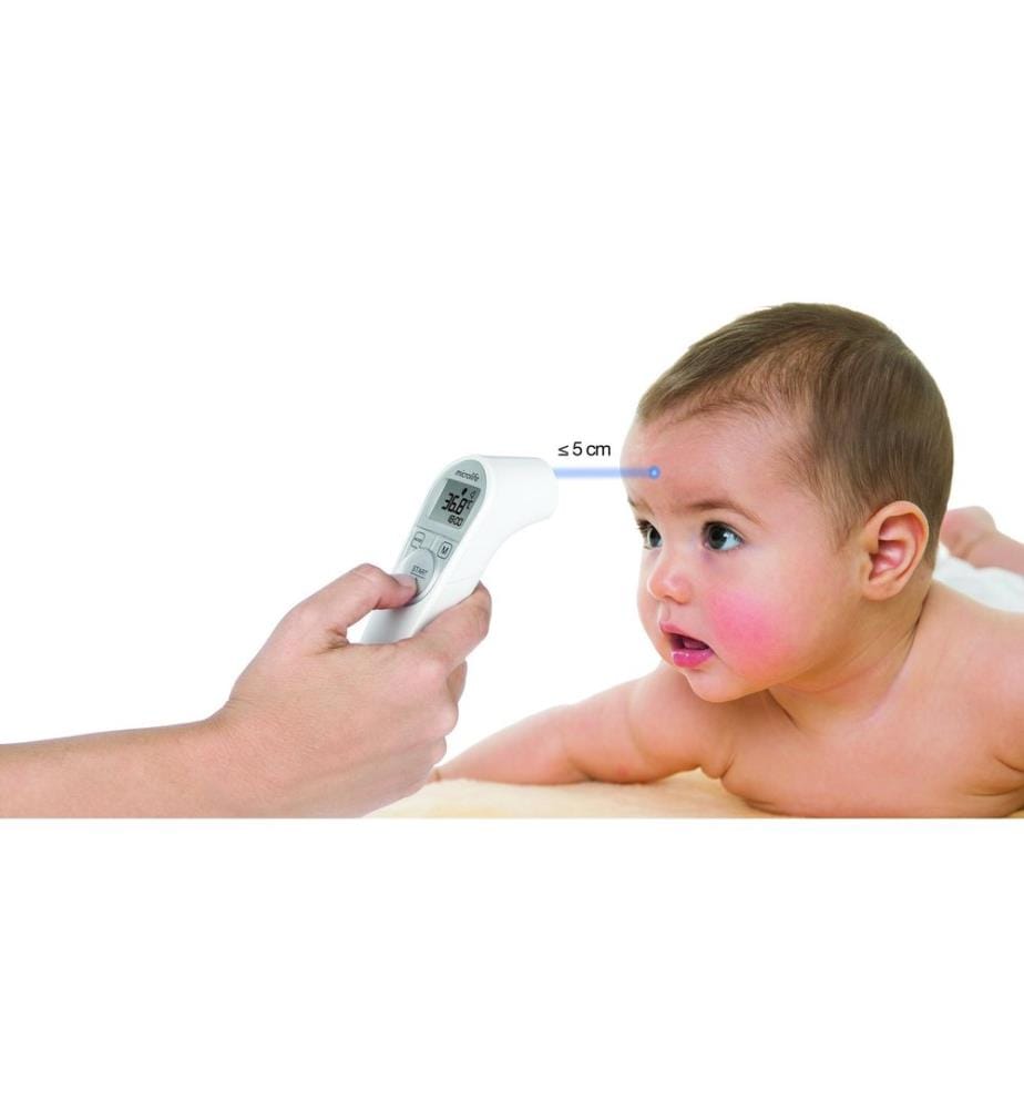 microlife - Fieberthermometer NC 200 Berührungslos, Infrarot, Weiss