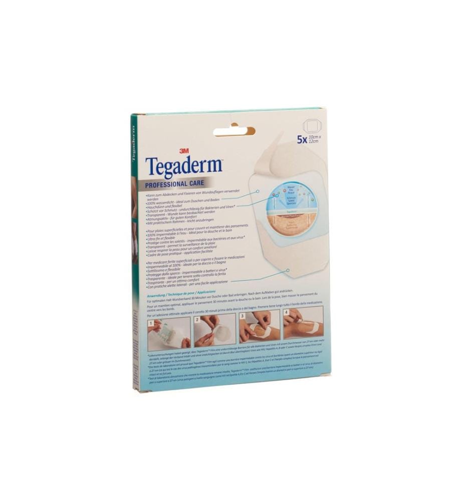 3M Tegaderm - Wundpflaster Professional Care 10 x 12 cm, 5 Stück