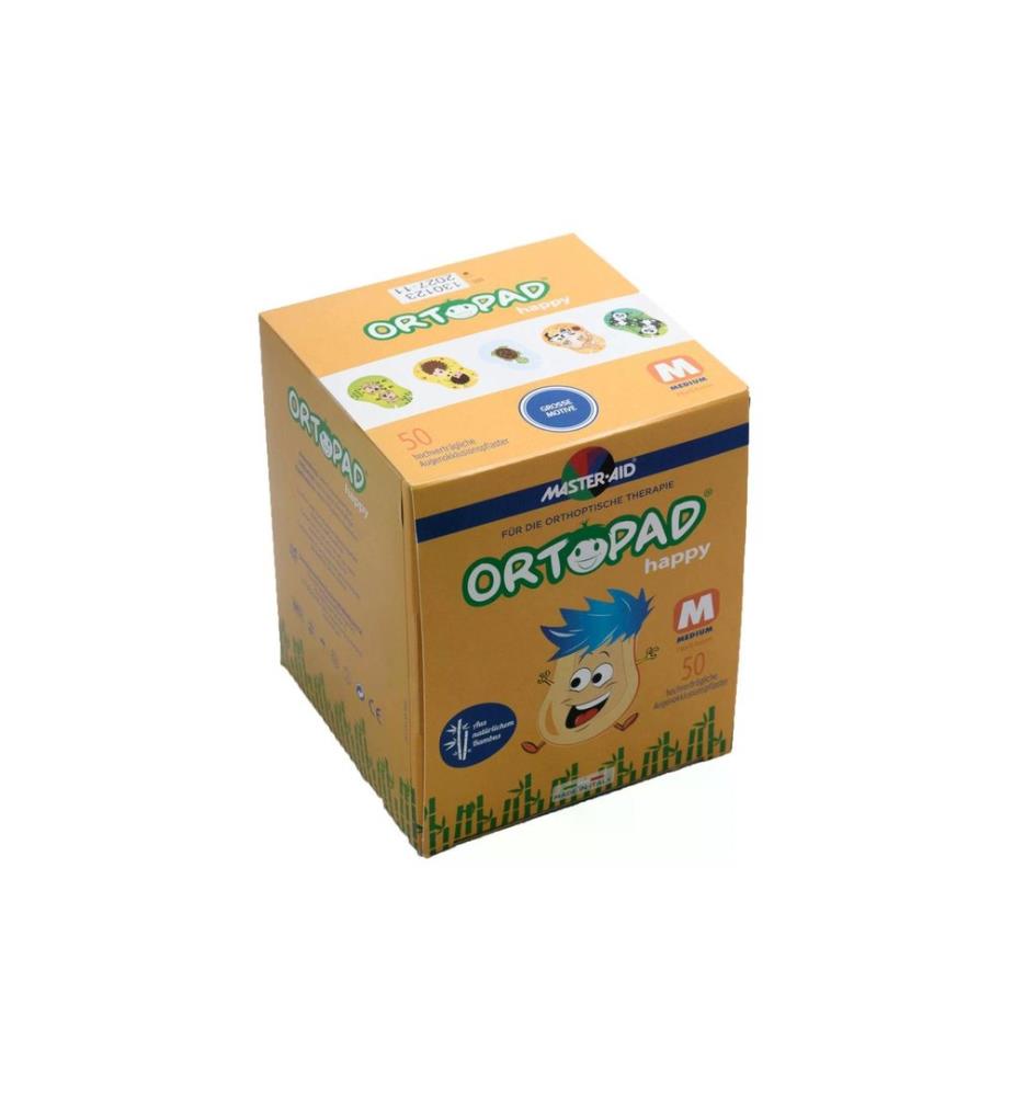 Ortopad - Augenpflaster Happy Medium 76 x 54 mm 50 Stück